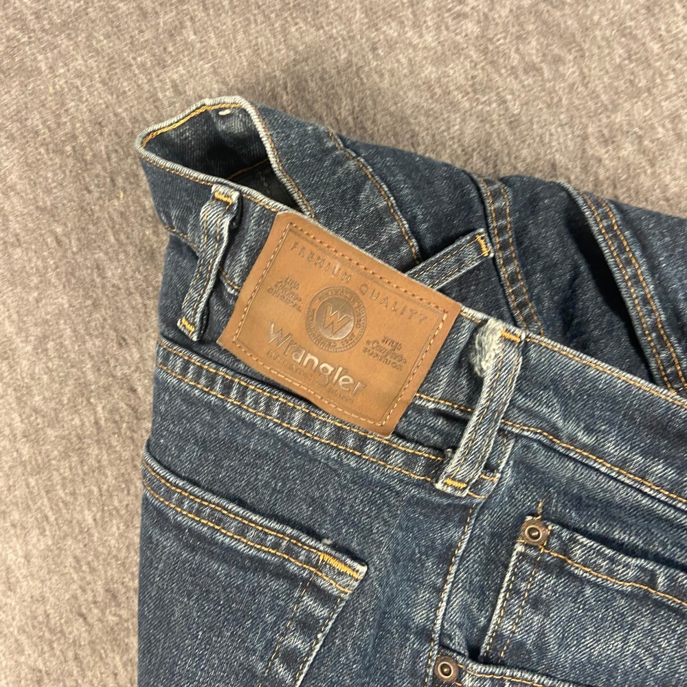 Wrangler Mens Regular Fit Jeans 38x30 Blue Denim Cotton Blend Classic - Picture 3 of 9